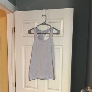 Lululemon Athletica Gray and Purple Tank Top Racerback